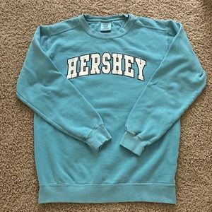 Teal Hershey Park Crewnevk